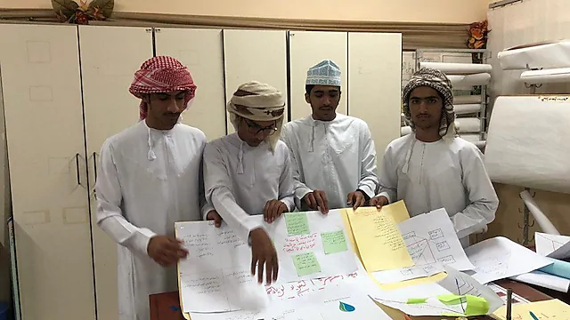 NXplorers students are presenting their findings with diagrams from the NXplorers toolkit